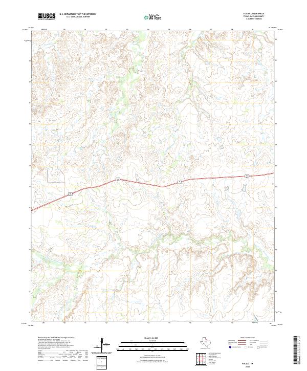 USGS Topographic Map – Fulda