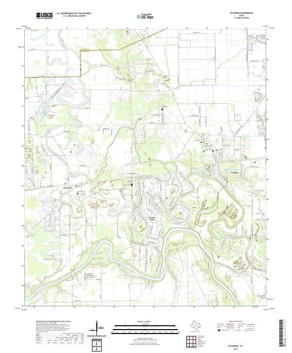 USGS Topographic Map – Fulshear