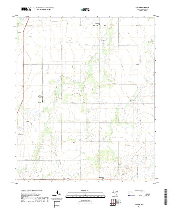 USGS Topographic Map – Funston