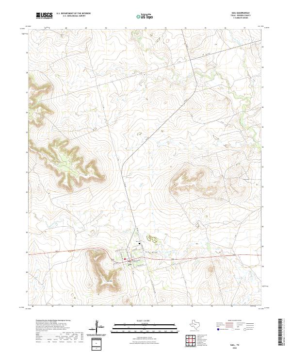 USGS Topographic Map – Gail