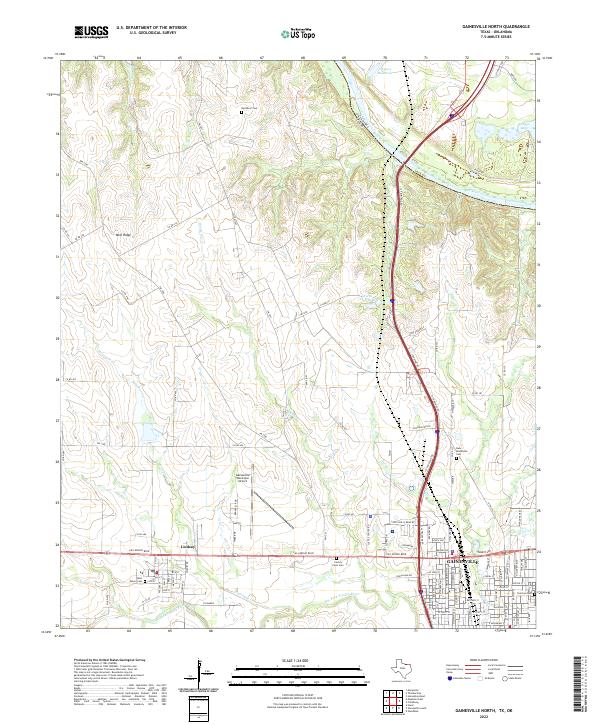 USGS Topographic Map – Gainesville North