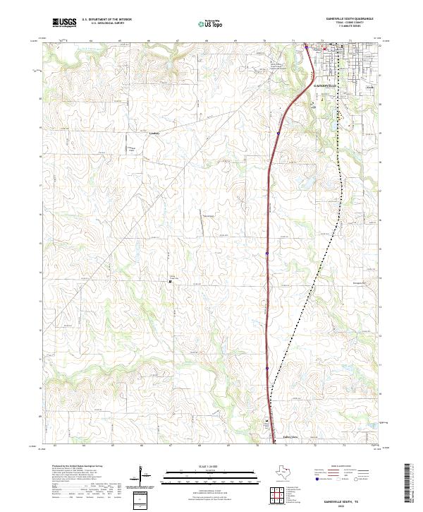 USGS Topographic Map – Gainesville South