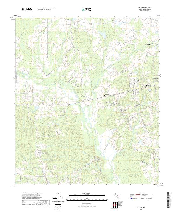 USGS Topographic Map – Galilee