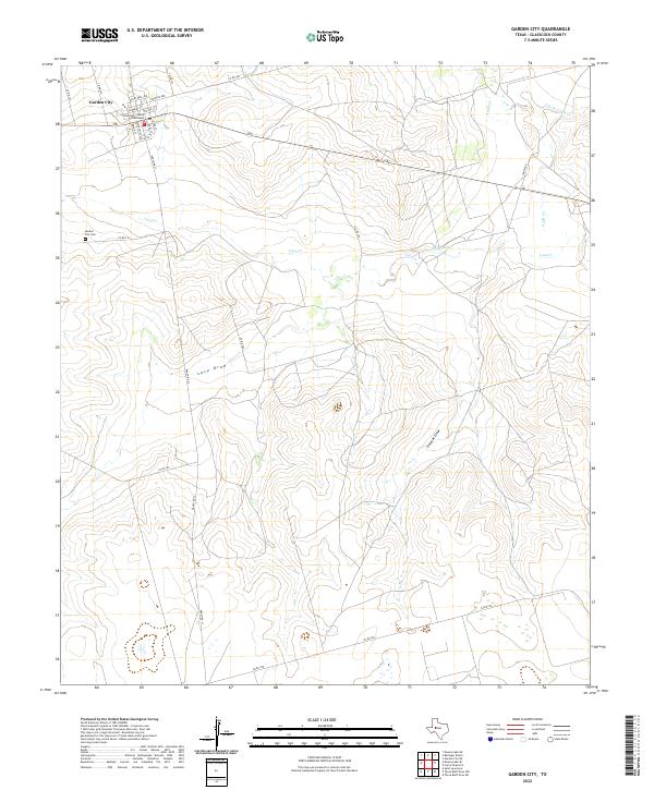 USGS Topographic Map – Garden City