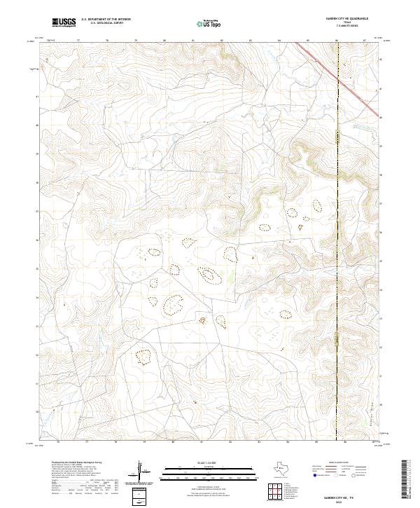 2022 Map of Garden City NE, 2022 Print