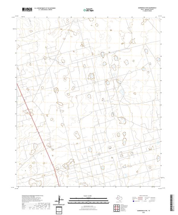 USGS Topographic Map – Gardendale NW