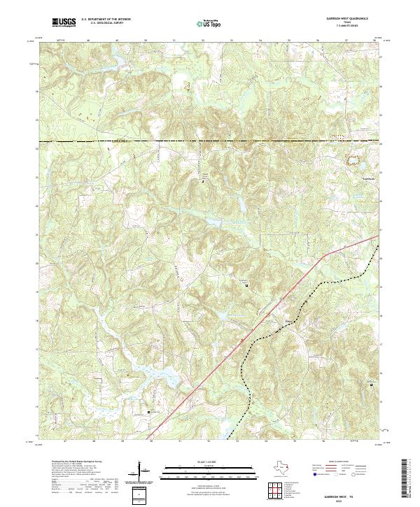USGS Topographic Map – Garrison West