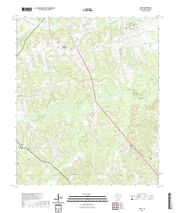 USGS Topographic Map – Gary