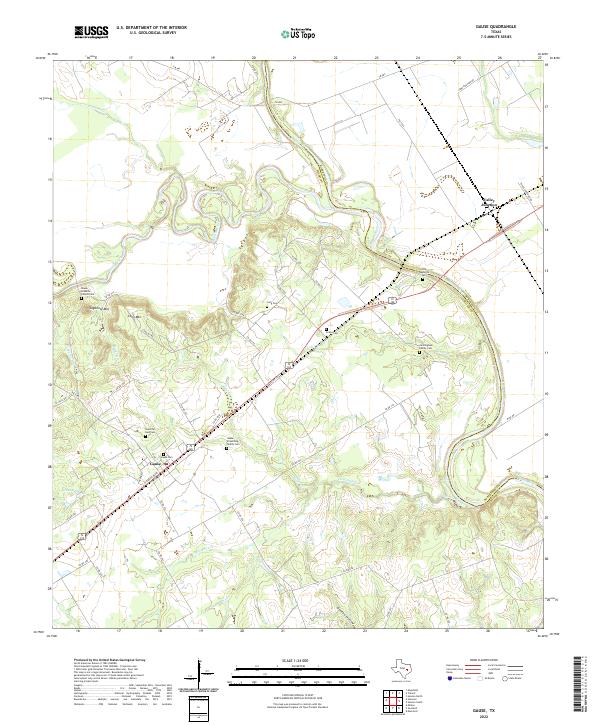 USGS Topographic Map – Gause