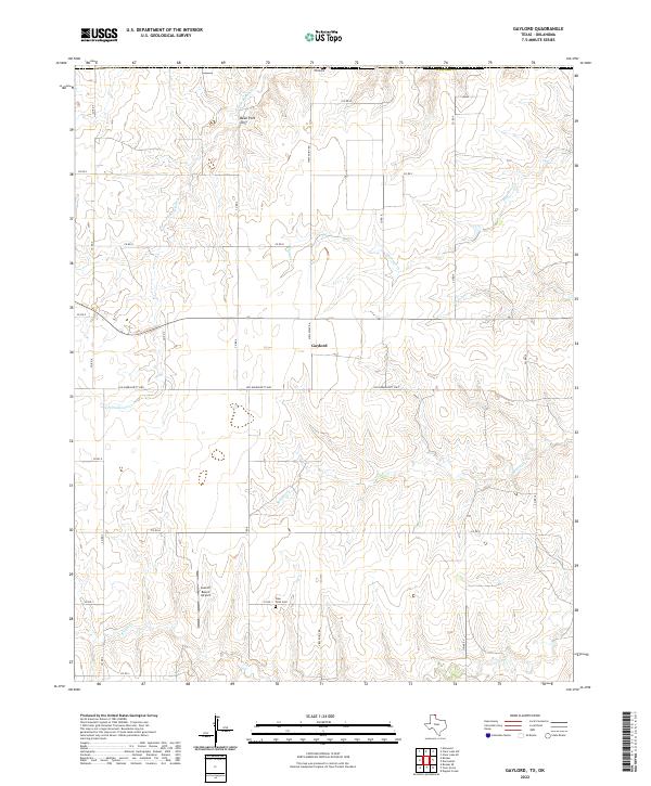 USGS Topographic Map – Gaylord