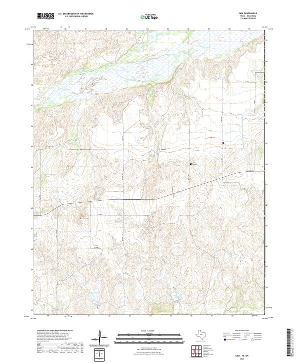 USGS Topographic Map – Gem