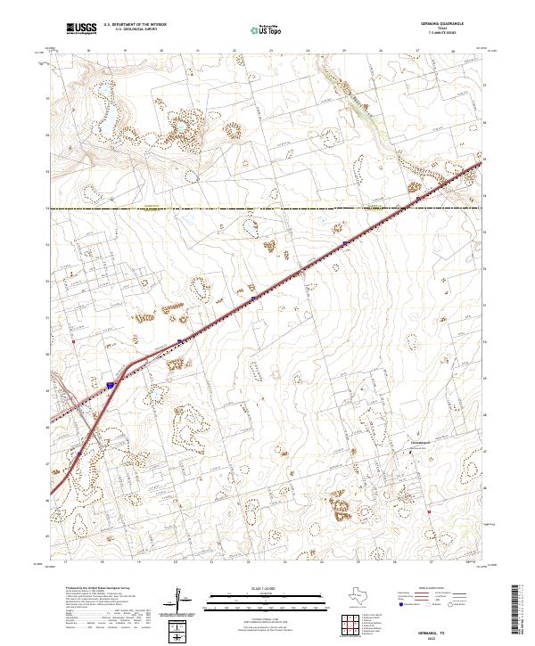 USGS Topographic Map – Germania