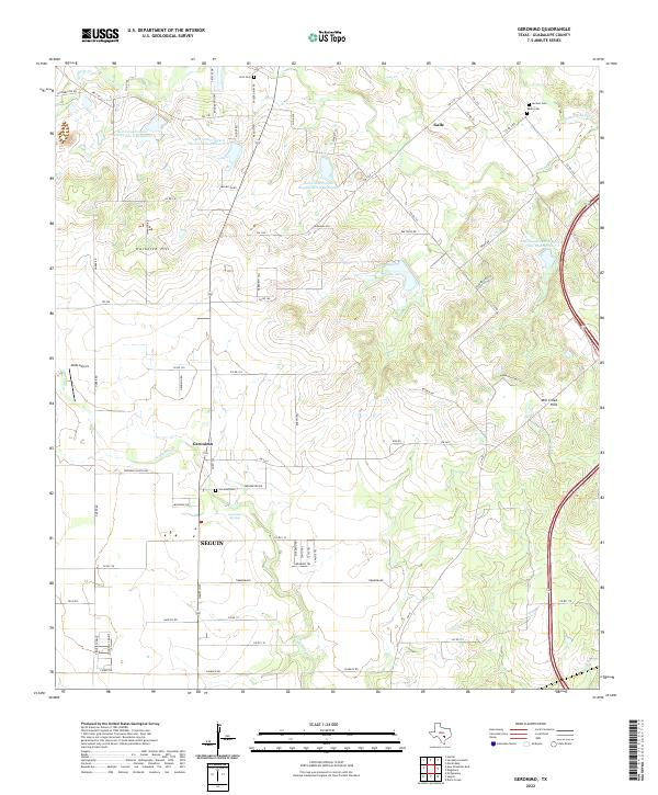 USGS Topographic Map – Geronimo