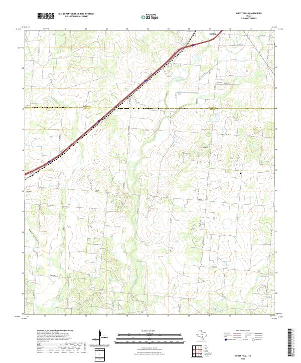 USGS Topographic Map – Ghost Hill