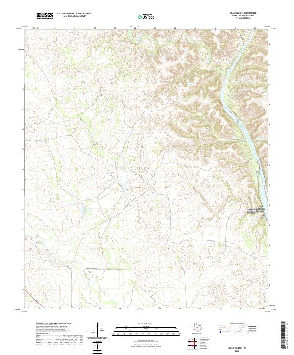 USGS Topographic Map – Gillis Ranch