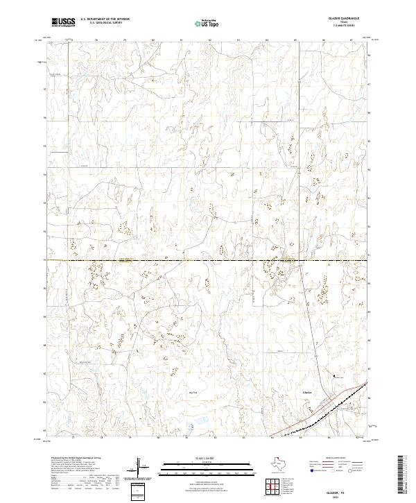 USGS Topographic Map – Glazier