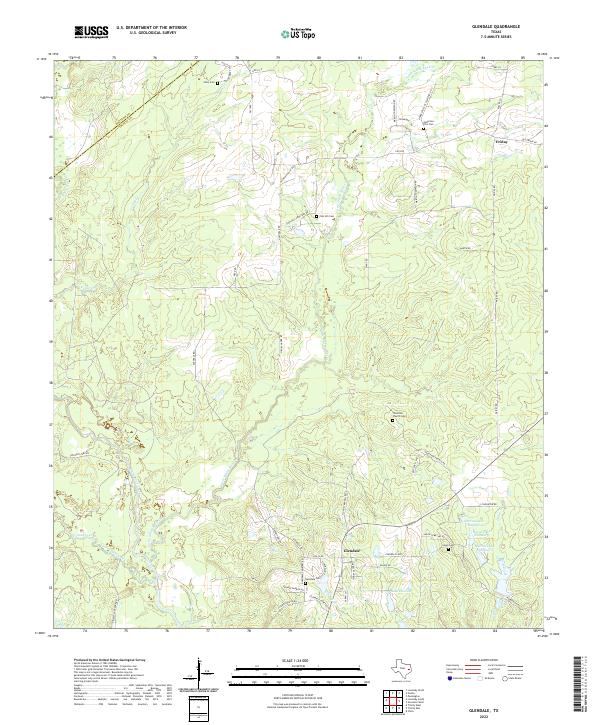 USGS Topographic Map – Glendale