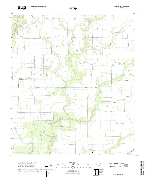 USGS Topographic Map – Gobbler Creek