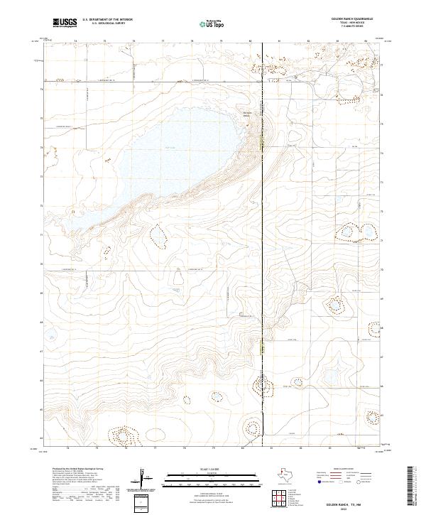 USGS Topographic Map – Golden Ranch