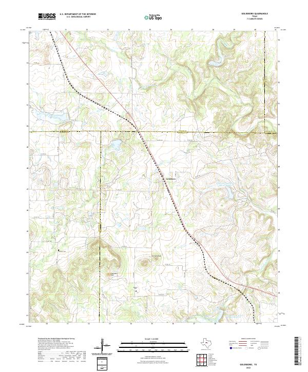 USGS Topographic Map – Goldsboro