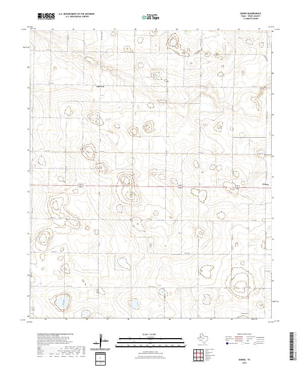 USGS Topographic Map – Gomez