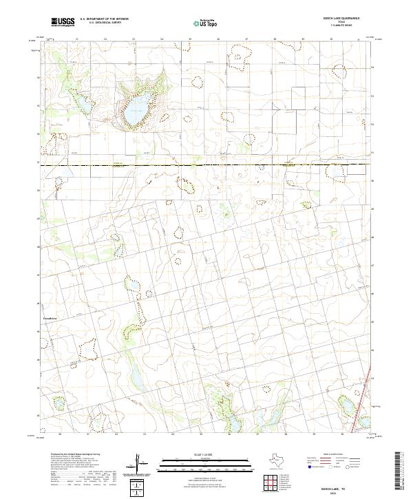 USGS Topographic Map – Gooch Lake