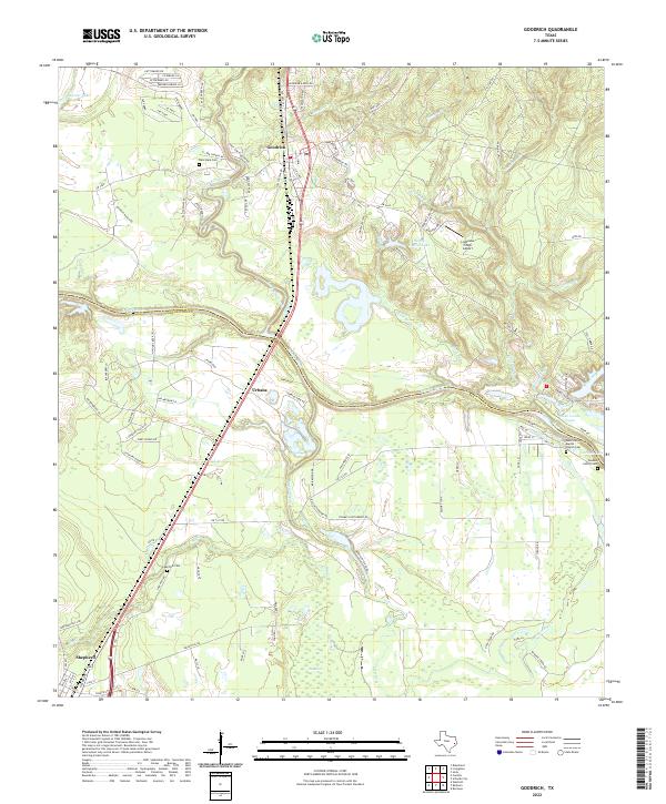 USGS Topographic Map – Goodrich