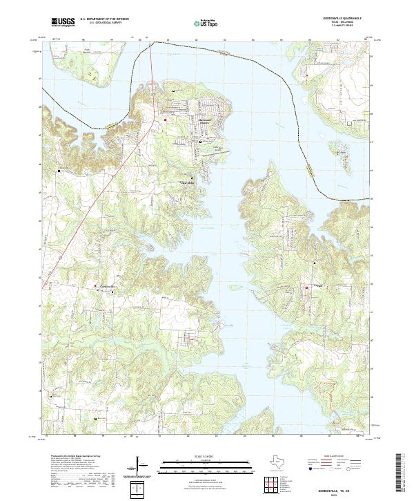 USGS Topographic Map – Gordonville