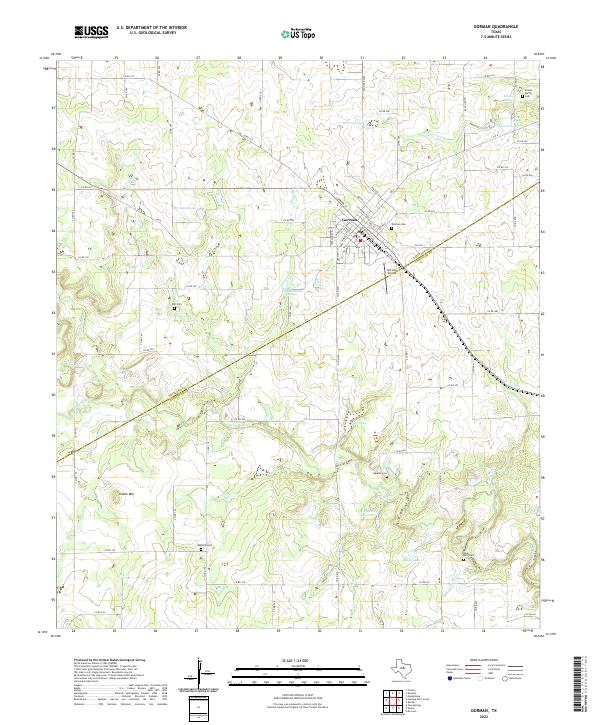 USGS Topographic Map – Gorman