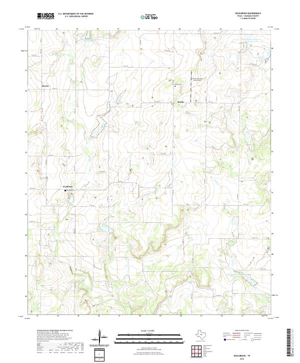 USGS Topographic Map – Gouldbusk