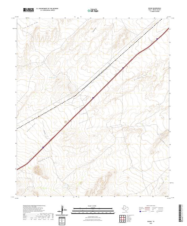 USGS Topographic Map – Gozar