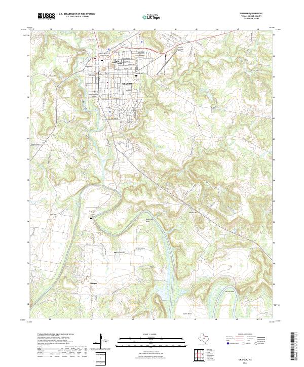 USGS Topographic Map – Graham