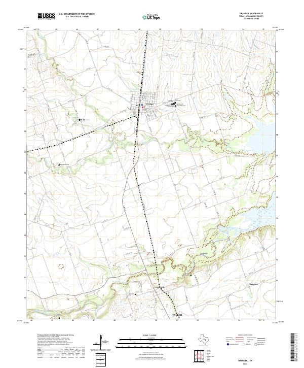 USGS Topographic Map – Granger