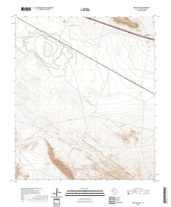USGS Topographic Map – Grayton Lake