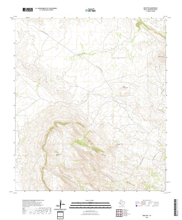 USGS Topographic Map – Graytop