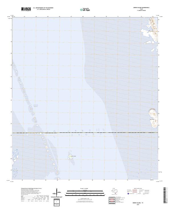 USGS Topographic Map – Green Island