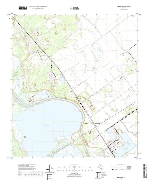 USGS Topographic Map – Green Lake