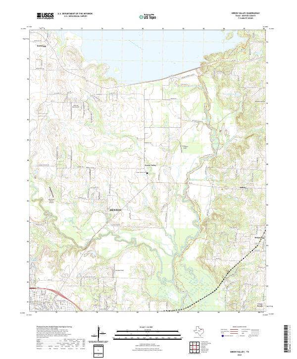 USGS Topographic Map – Green Valley