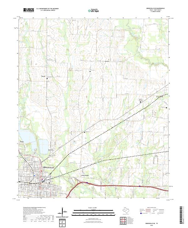 USGS Topographic Map – Greenville NE