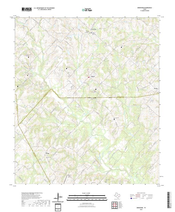 USGS Topographic Map – Greenvine