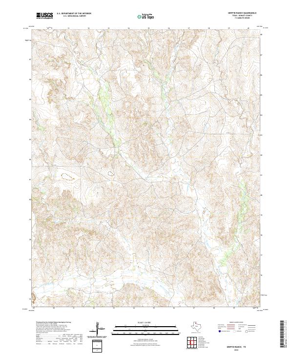USGS Topographic Map – Griffin Ranch