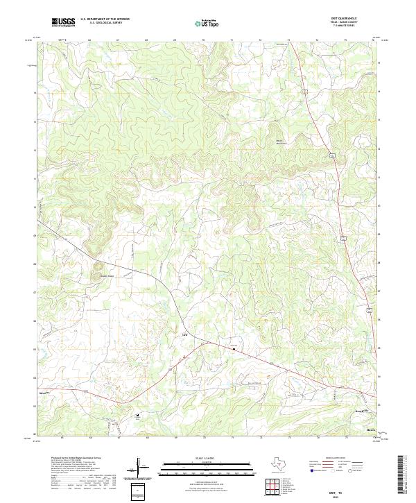 USGS Topographic Map – Grit
