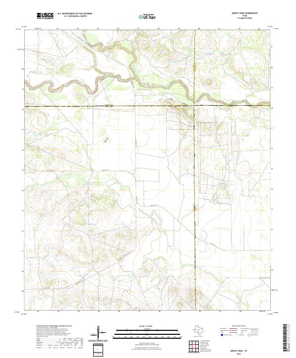 USGS Topographic Map – Gross Tank