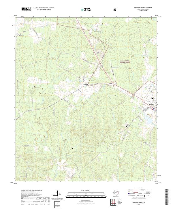 USGS Topographic Map – Groveton West