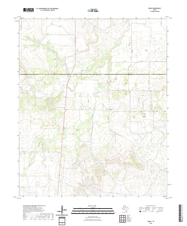 USGS Topographic Map – Grow