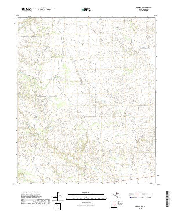 USGS Topographic Map – Guthrie NW