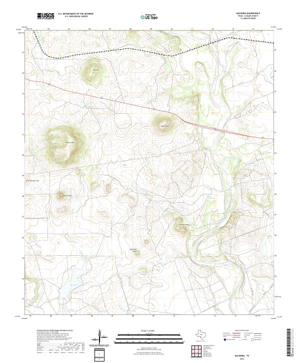 USGS Topographic Map – Hacienda