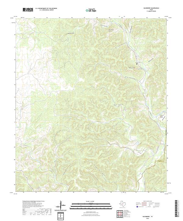 USGS Topographic Map – Hackberry