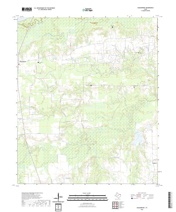 USGS Topographic Map – Hagansport