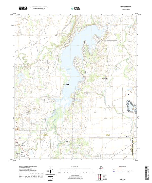 USGS Topographic Map – Hamby